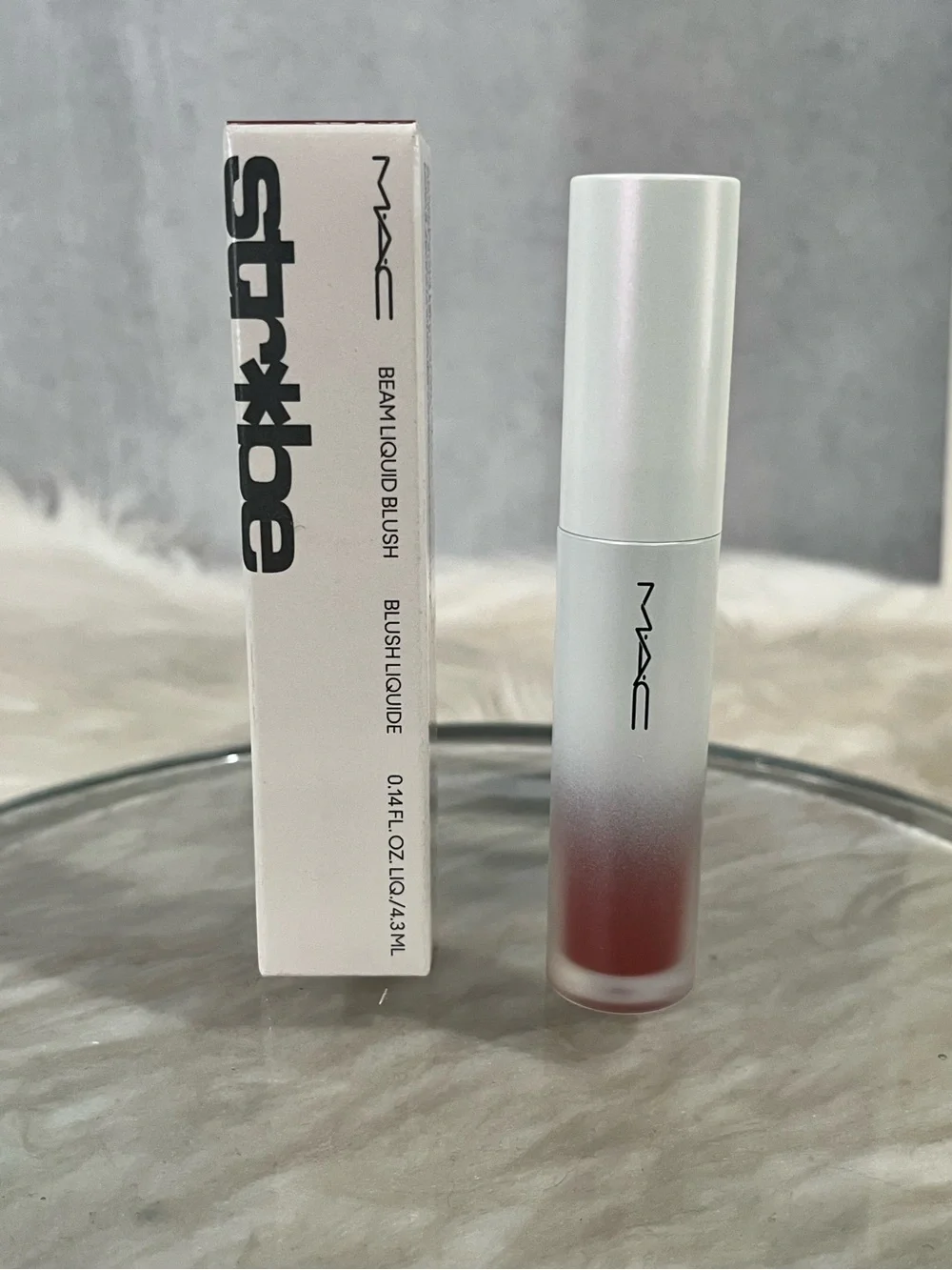 NEW MAC Cosmetics MAC Strobe Beam Liquid Blush Unsweetened